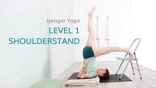 Iyengar Yoga Level I Shoulderstand--Salamba Sarvangasana and Halasana