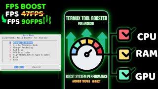 Termux Gaming Module  Maximize CPU & GPU Performance Without Root !