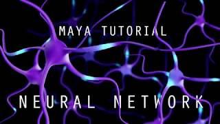 Animate Lighting in Maya 2017/2018 using MASH Motion Graphics. Medical Animation Tutorial: Neurons