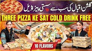 Karachi Cheapest Family Pizza Deal |Cold Drink Free #viralvideo