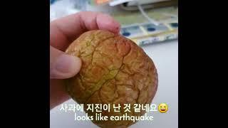 Earthquake on the apple? #shorts