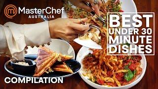 Best Under 30 Minute Dishes | MasterChef Australia | MasterChef World