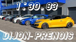 1:30.83 - DIJON-PRENOIS - MEGANE 3 RS RSTUNE ALSACE