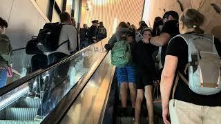 ThyssenKrupp Train Exit Escalators @ Denver International Airport - Denver CO