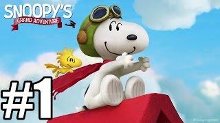 The Peanuts Movie : Snoopy's Grand Adventure - Gameplay Walkthrough Part 1 - World 1 [ HD ]