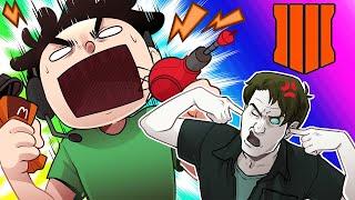 Black Ops 4 Zombies Funny Moments - Nogla Breaks Another Controller!