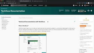 How to make great documentation (TechDocs plugin) in Backstage (Demo)