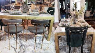 GLAM DINING ROOM TOUR AND DINING ROOM MAKEOVER 2020 // GLAM DINING ROOM DECORATING IDEAS