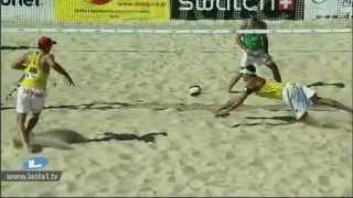 Beach Volleyball rules - Overhand set on first touch