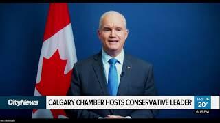 Conservative leader addresses Calgary Chamber of Commerce