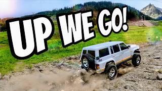 I Climbed a MOUNTAIN with the New Rlaarlo TK07 Crawler....