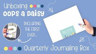 Unboxing the Oops a Daisy Bullet Journaling Subscription | Big One December 2023 - Become