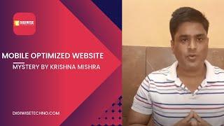 In SEO - Website Should be Mobile Optimization | Krishna Mishra | CEO Founder Digiwise Technologies