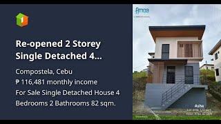 Re-opened 2 Storey Single Detached 4 Bedroom