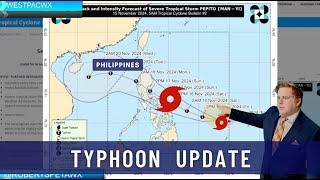 Pepito / Man-yi strengthens in the Philippine Sea as Ofel / Usagi weakens, westpacwx update