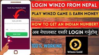 अब नेपालबाट यसरि *WINZO GOLD APK*  मा  login गर्नुहोस्  | HOW TO LOGIN WINZO GOLD APP FROM NEPAL