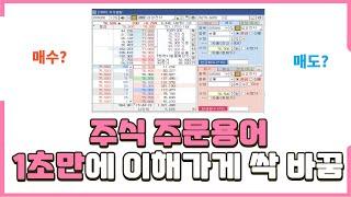 ［영웅문_HTS］주린이 주식 주문 기초용어!/이제 주식주문 어렵지 않아요~/ 1초만에 이해가도록 쉽게 바꿔버림 /