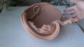 Creative Ideas Sculpting Some Animals With Clay Such As Snake, Lobster and Octopus