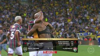 APITO FINAL + ENTREGA DA TAÇA + GOLS FLUMINENSE 2X1 BOCA JUNIORS- FINAL DA LIBERTADORES 2023- GLOBO