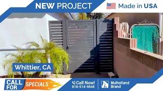 Pedestrian Gates & Panels installed in Whittier, CA area.