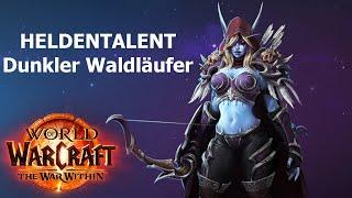 Dunkler Waldläufer Jäger Heldentalente - WoW The War Within Talent Vorschau | Tierherrschafts Jäger