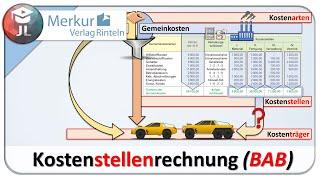 Betriebsabrechnungsbogen einfach erklärt [Kostenstellenrechnung]