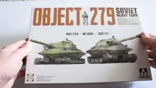 Takom 1/72 Object 279 Scale Model Part 1: Inbox Review