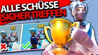 SO TRIFFST DU ALLE SCHÜSSE IN FORTNITE! - (SCHNELL AIMING VERBESSERN IN FORTNITE)