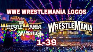 WWE Wrestlemania Logos 1-39