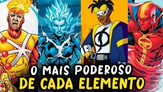 O MELHOR USUÁRIO DE CADA ELEMENTO DA DC