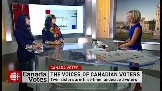 CBC Morning Live Interview on the being first-time voters in the Upcoming Canadian Federal Election