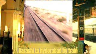 karachi to hyderabad by train p2| Pakistan travel | millat express | train travel pk