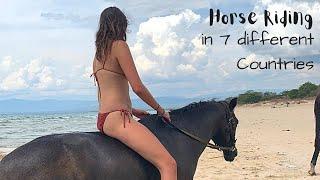 Horse Riding in SEVEN Different Countries