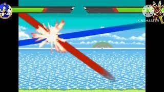Sonic The Hedgehog Vs. The Flash with healthbars
