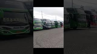 Parkiran Bus Pariwisata Museum Angkut Malang | Pesona Bus Indonesia