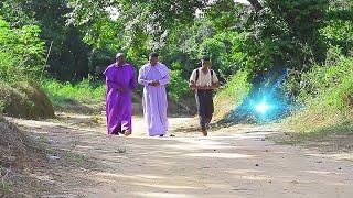 Watch How This 3 Powerful Rev Fathers Destroyed D Evil Deity Tormenting The Land On Their Way-MOVIES