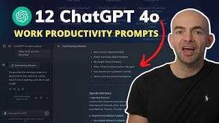 The Top 12 ChatGPT Productivity Tips for Work in 2024