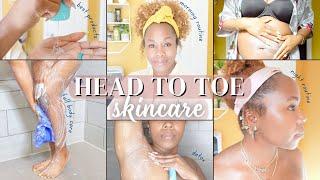 Head to Toe SKINCARE ROUTINE for Busy Women