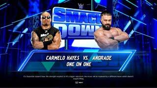 Smackdown Andrade vs Carmelo Hayes Best of Five