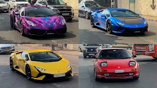 SUPERCARS IN MUMBAI - Lamborghini Huracans, Toyota MR2, Porsche GT3RS, Gwagons