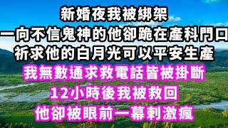 新婚夜我被綁架，一向不信鬼神的他卻跪在產科門口，祈求他的白月光可以平安生產，我無數通求救電話皆被掛斷，12小時後我被救回，他卻被眼前一幕刺激瘋#爽文完結#一口氣看完#小三#豪門#霸總