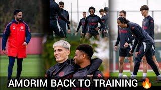 MANCHESTER UNITED PLAYERS PUSHED TO THEIR LIMITS IN RUTHLESS TRAINING SESSION UNDER RUBEN AMORIM!