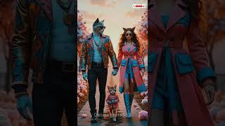  Cherry blossom vibes with fierce fashion energy! #CatwalkRoyalty #FamilyFurshion #Meow
