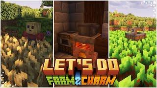 Let's Do Farm & Charm (Minecraft Mod Showcase) | Cooking, Husbandry & Farms | Forge & Fabric 1.20.1