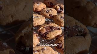 CHOCOLATE CHIP COOKIES (gluten-free, dairy-free, refined sugar-free, egg-free)