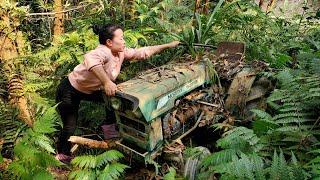 Resurrecting a Tractor Abandoned in the Forest for Many Years