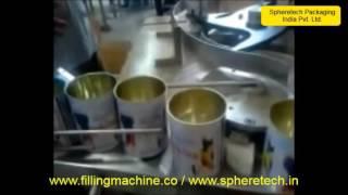 Automatic Ghee Filling Machine for Tin