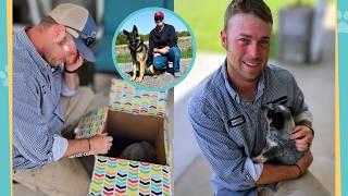 Farmer Surprised With New Puppy After Losing Beloved Dog