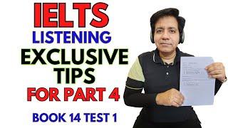 IELTS Listening Book 14 Test 1 Part 4 - One Word Only By Asad Yaqub