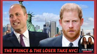 TWiN TALK: Harry thinks he can upstage Prince William in NYC! 